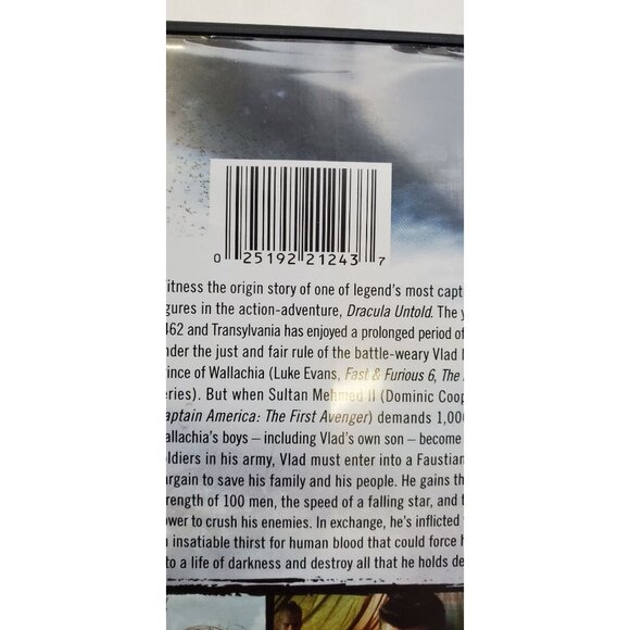 Dracula Untold - Blu-ray - DVD - Lucas Evans Sarah Gadon with Slipcover - Picture 7 of 7